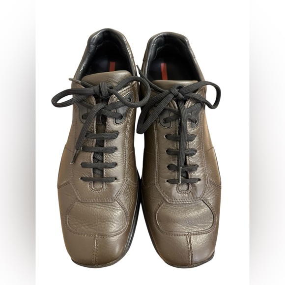 Prada Leather Brown Men’s Sneakers Size UK 7.5 | US 8.5 | EU 41 - Picture 6 of 14